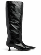 GANNI 50mm Soft Slouchy Faux Leather Boots