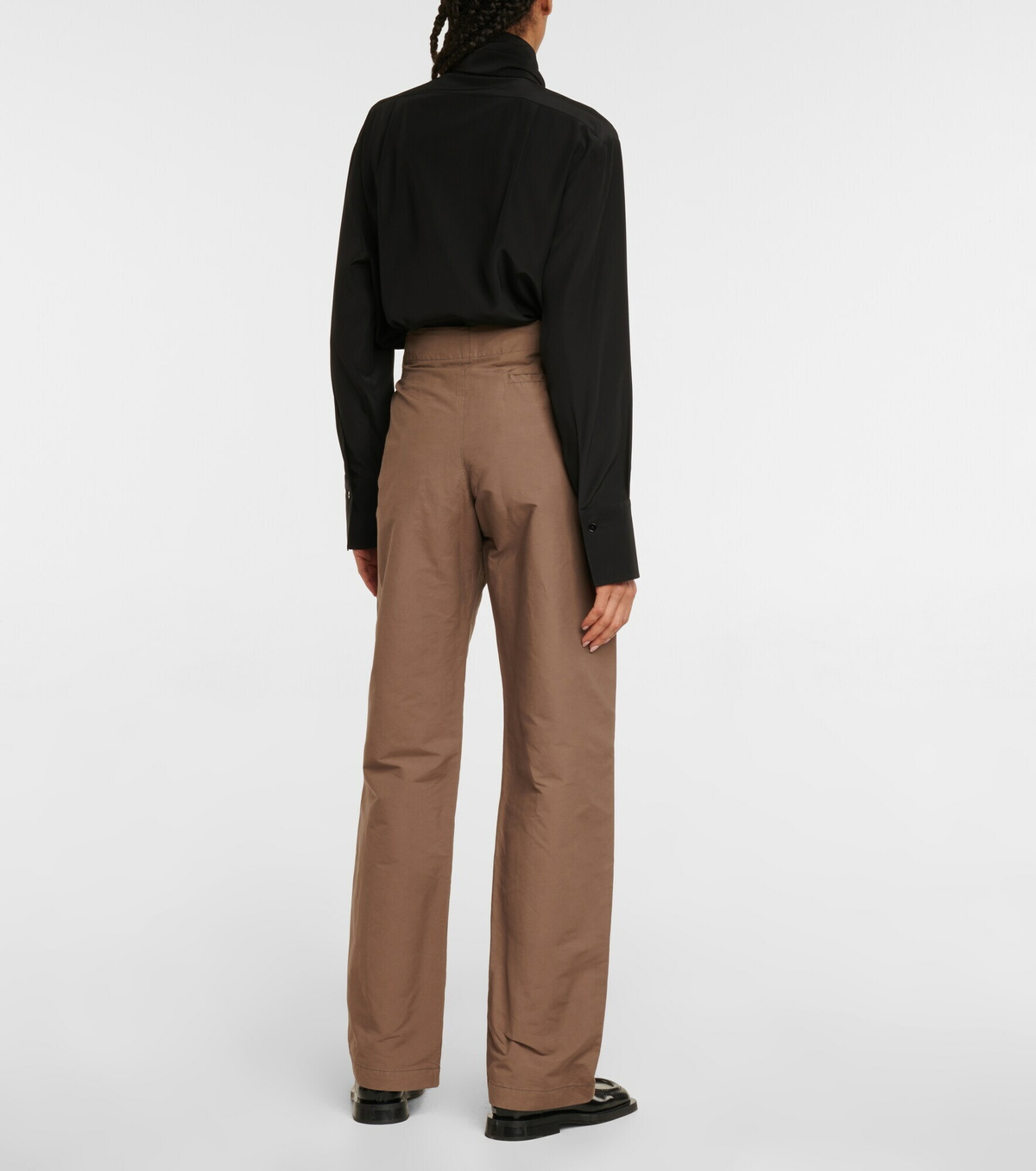 Belted Trouser With Side Slit