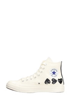 Comme des Garçons Play Chuck 70 Cdg High Sneakers In Beige Cotton