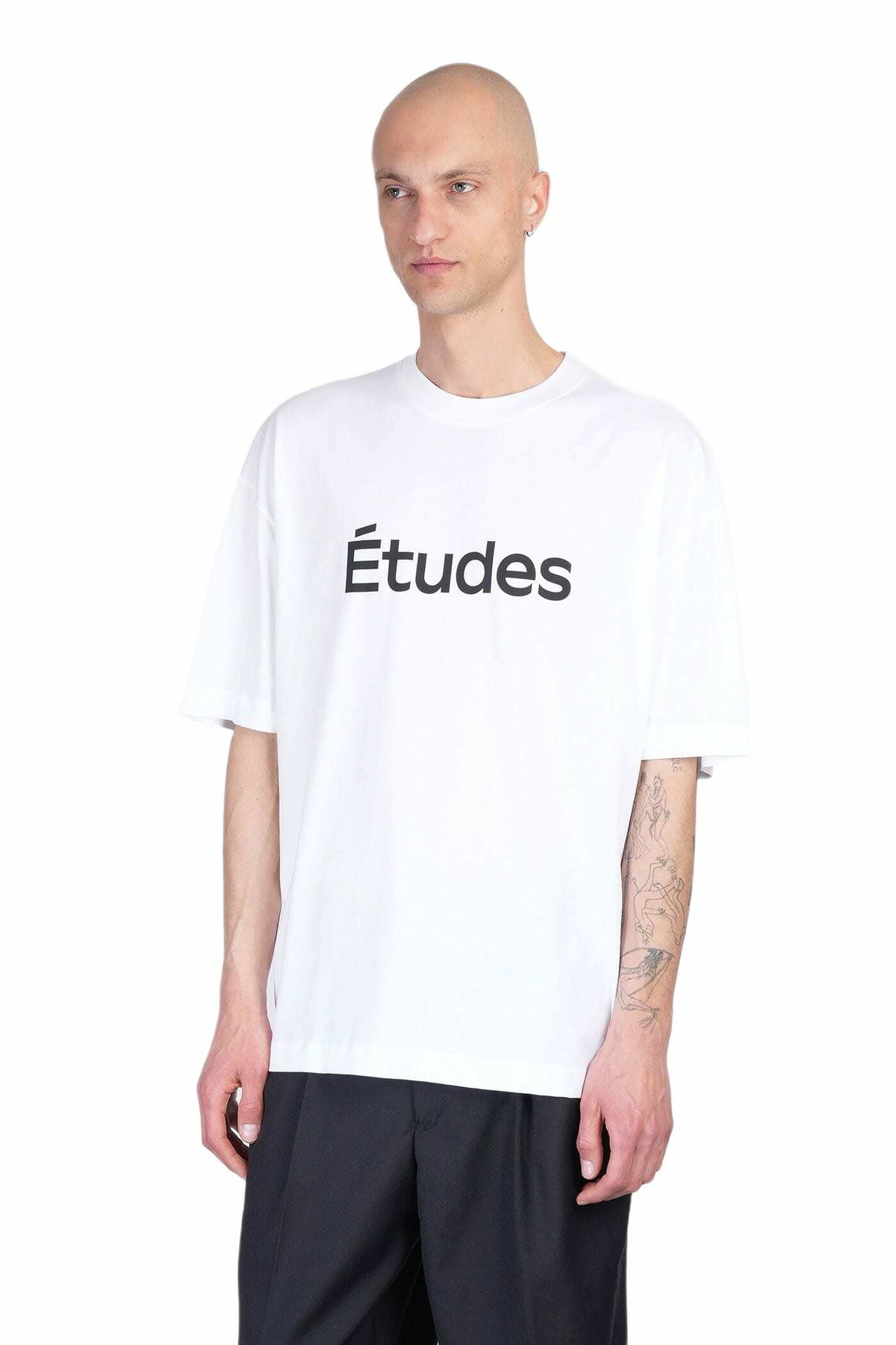Études T-shirt In White Cotton