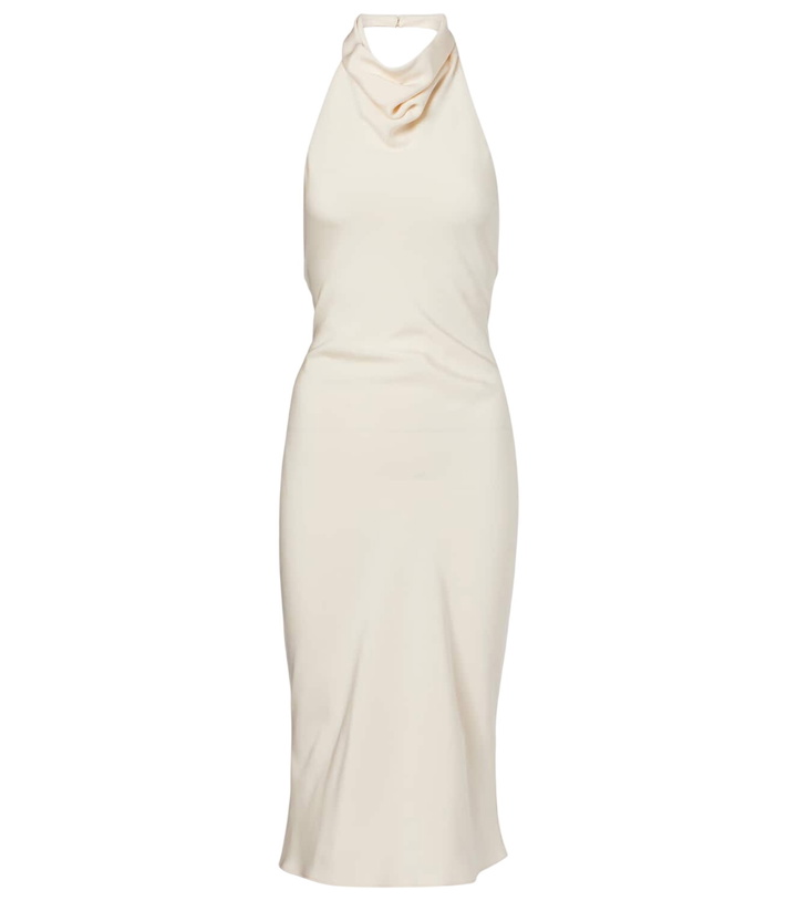 Photo: Tom Ford Halterneck silk sablé cocktail dress