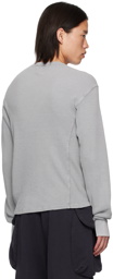 Entire Studios Gray Thermal Long Sleeve T-Shirt