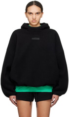 Fear of God ESSENTIALS Black Patch Hoodie