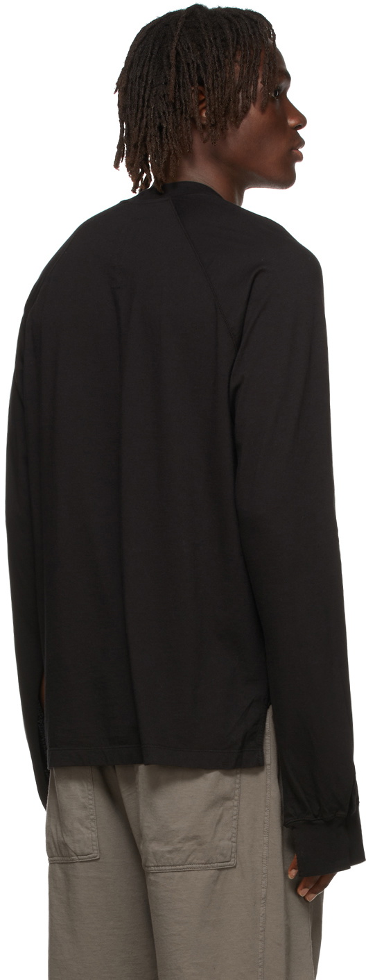 Rick Owens Drkshdw Black Vega Combo Sweatshirt Rick Owens Drkshdw