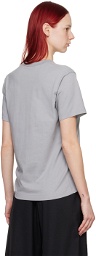 Comme des Garçons Shirt Gray Printed T-Shirt