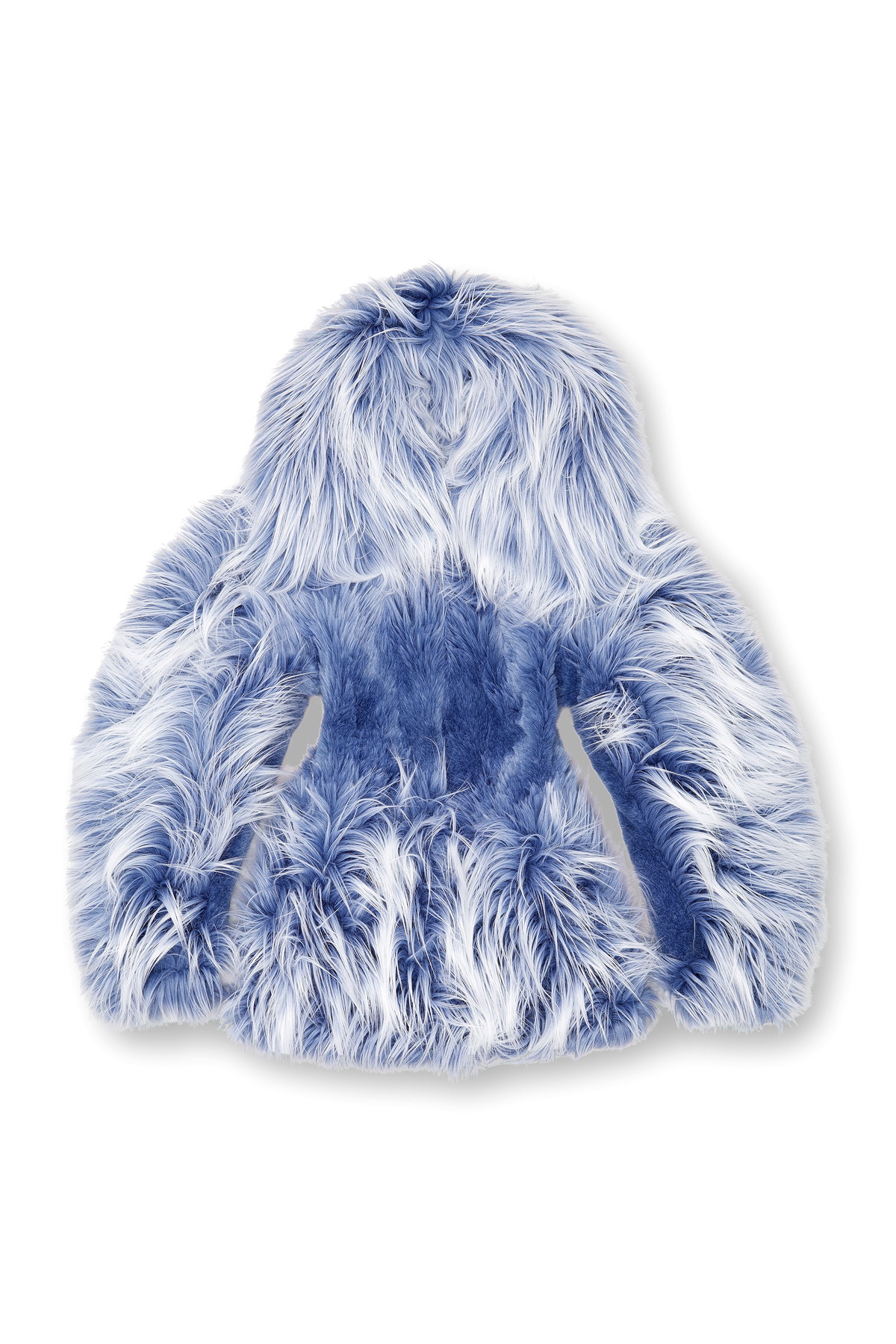 Diesel Ombré-hair padded monster coat - Winter Jackets Womens in Blue