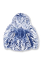Diesel Ombré-hair padded monster coat - Winter Jackets Womens in Blue