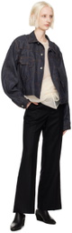 Junya Watanabe Black Flared Trousers