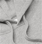 Très Bien - Mélange Cotton-Blend Jersey Hoodie - Gray