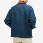 Loewe Men's Workwear Bomber Jacket in Indigo Blue