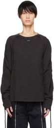 BLUEMARBLE Black Drawstring Long Sleeve T-Shirt