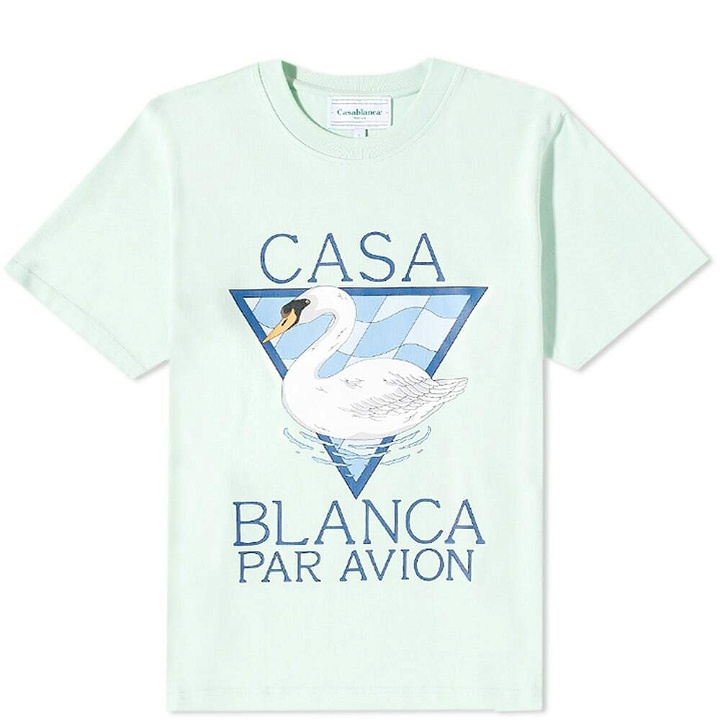 Photo: Casablanca Men's Par Avion T-Shirt in Mint