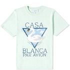 Casablanca Men's Par Avion T-Shirt in Mint