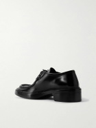 SAINT LAURENT - New Bourbon Patent-Leather Brogues - Black
