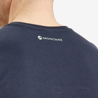 Montane Men's Dual Mountain T-Shirt in Eclipse Blue