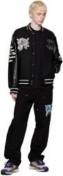 Awake NY Black Carhartt WIP Edition Teddy Bomber Jacket