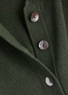 Crush Cashmere Lennon Cashmere Cardigan Dark Green
