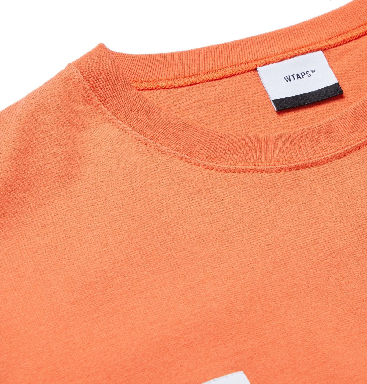 WTAPS - Logo-Appliquéd Cotton-Blend Jersey T-Shirt - Orange WTAPS