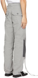 Georges Wendell Grey Canvas Trousers