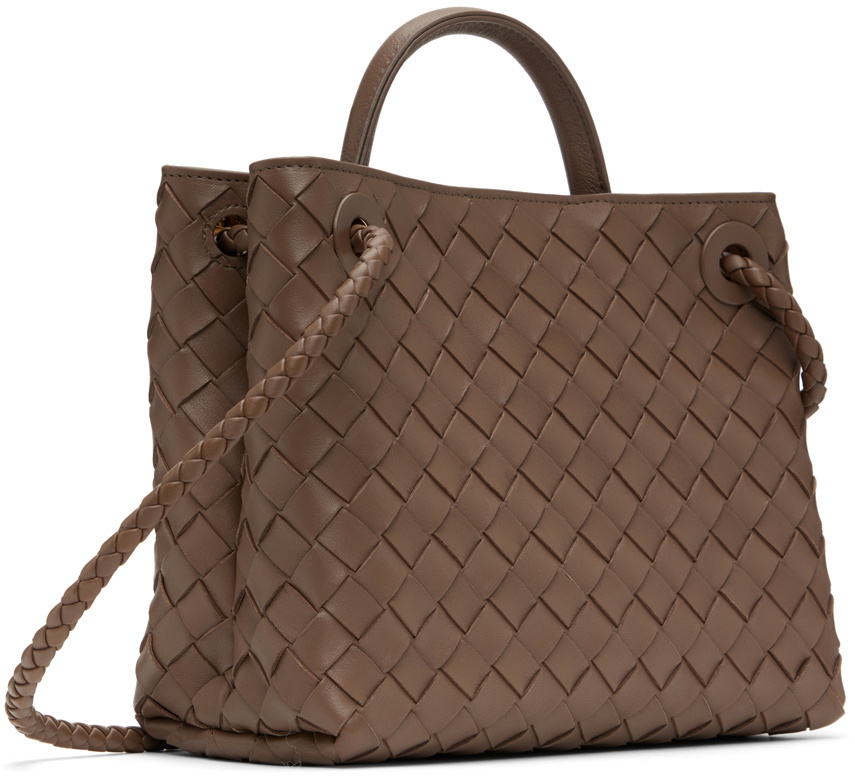 Bottega Veneta Taupe Andiamo Bag Bottega Veneta