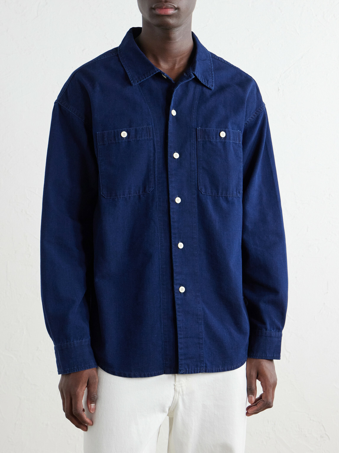 Visvim - Lumber Cotton-Flannel Shirt - Blue