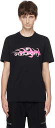 Givenchy Black Flames T-Shirt