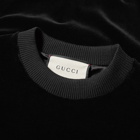 Gucci Chenille Embroidered Crew Sweat