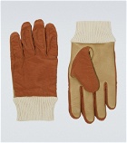 Undercover - Leather-paneled gloves