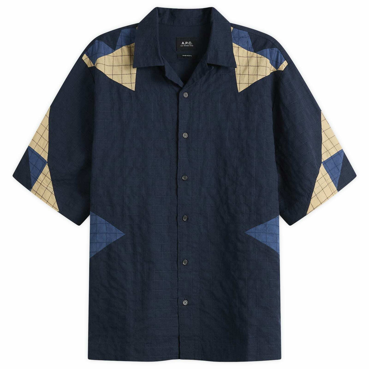 A.P.C. Navy JJJJound Edition Weekend Shirt A.P.C.