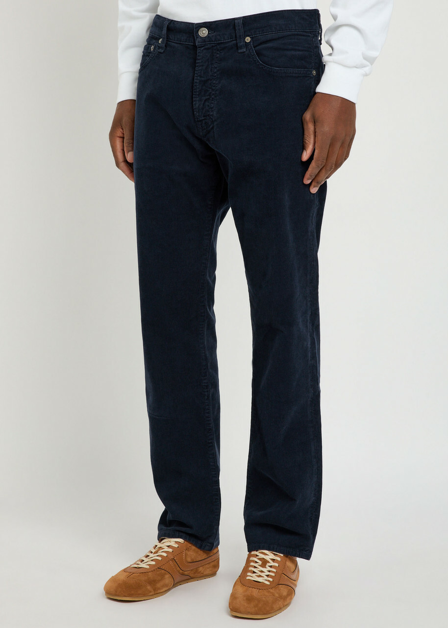 Citizens OF Humanity Elijah Straight-leg Corduroy Jeans Navy