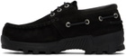 Filippa K Black Vibram Sole Boat Shoes