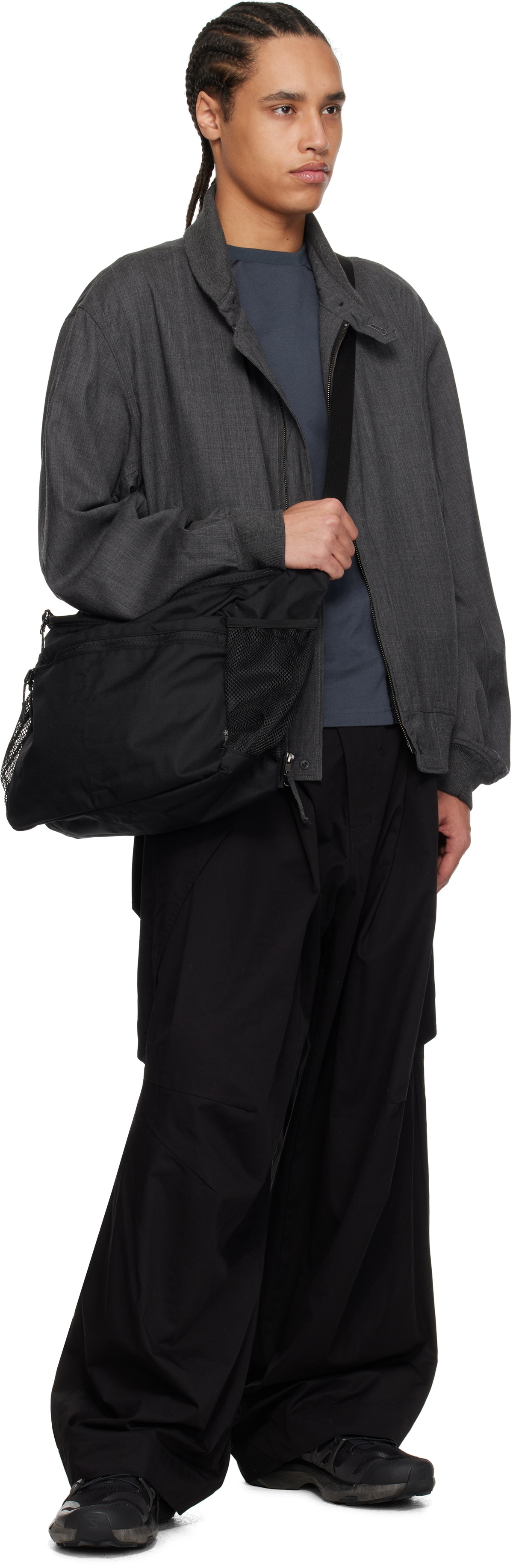 Snow Peak Black Everyday Use Middle Shoulder Bag
