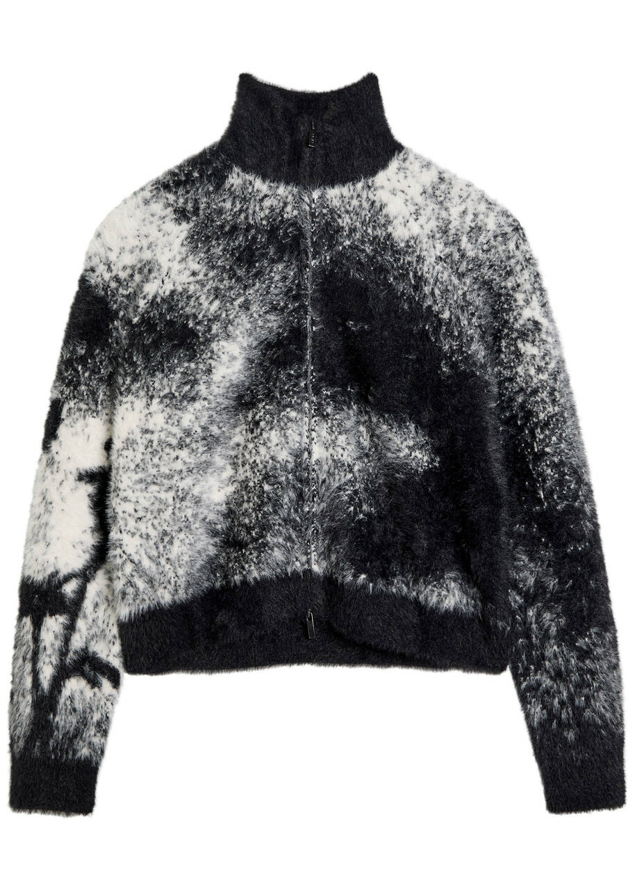High Summon Up Brushed-knit Cardigan Multicoloured 1