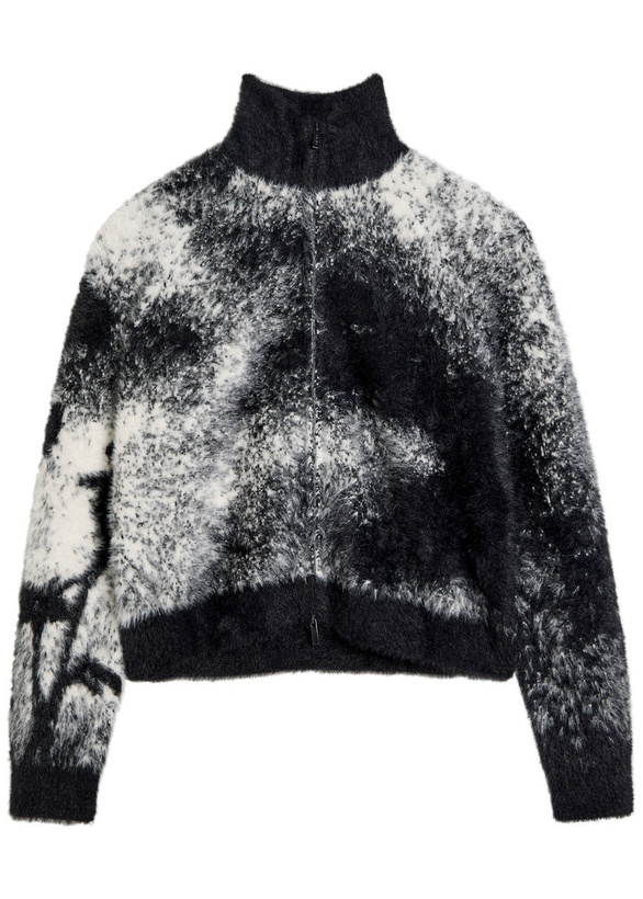 Photo: High Summon Up Brushed-knit Cardigan Multicoloured 1
