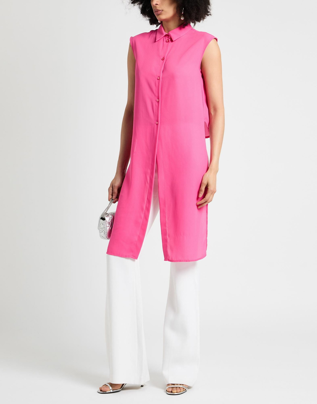 Manila Grace Womens Shirt Fuchsia