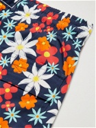 Vilebrequin - Moorise Floral-Print Mid-Length Swim Shorts - Blue