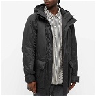 Rains Men's Alpine Nylon Parka Jacket in Black