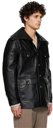 Nanushka Black Chua Regenerated Leather Jacket