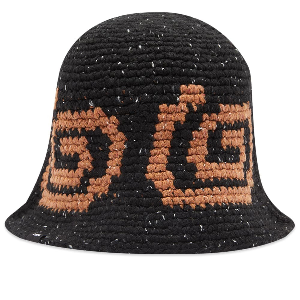 LMC Men's Spiral Crochet Bucket Hat in Black LMC