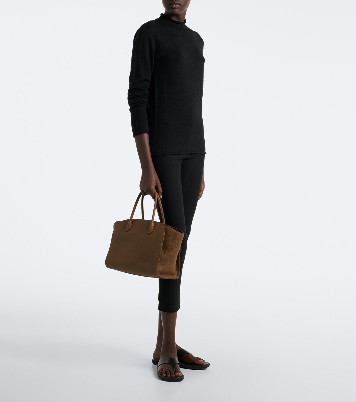 The Row Marlo 12 leather tote bag