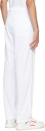 Valentino White 'VLTN' Tag Trousers