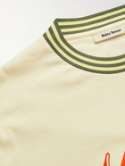 Wales Bonner - Rhythmo Logo-Print Organic Cotton-Jersey T-Shirt - Neutrals