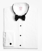 Brooks Brothers Men's Madison Fit Ten-Pleat Wing Collar Tuxedo Shirt | White