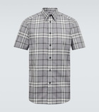 Burberry - Checked cotton poplin shirt