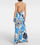 Faithfull Garcia floral linen maxi dress