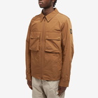 Belstaff Men's Hedger Overshirt in Bronze Brown