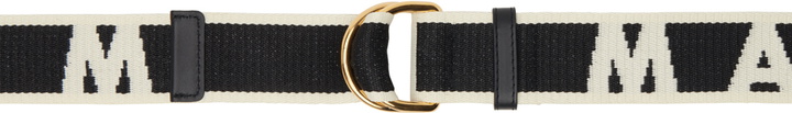 Photo: Marni Black & Off-White Logo Belt