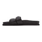 Kenzo Black Leather Komfy Mules