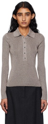 A.P.C. Gray Mila Polo
