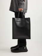 Alexander McQueen - North South Logo-Embossed Leather Tote Bag